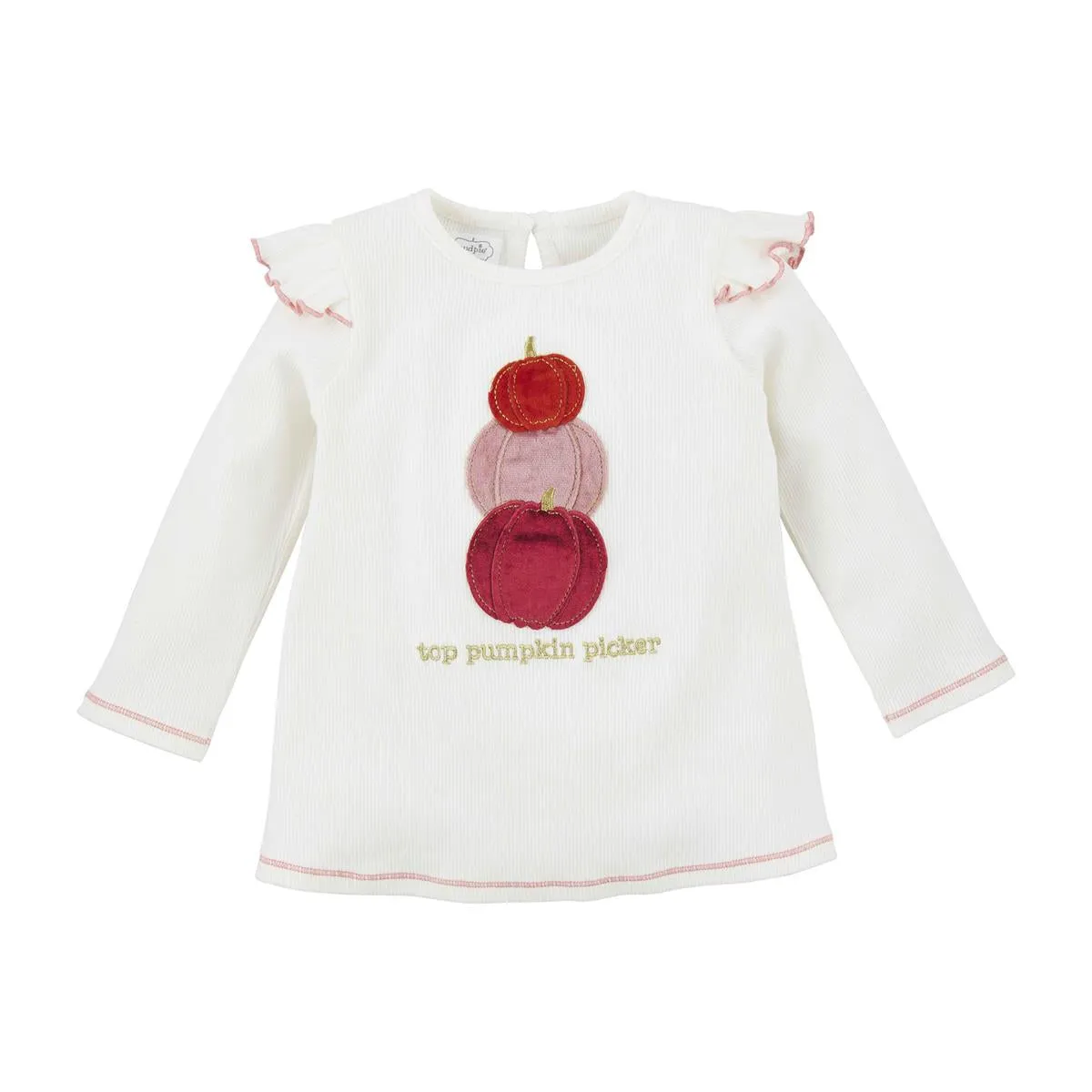Mud Pie Ivory Pumpkin Patch Tunic