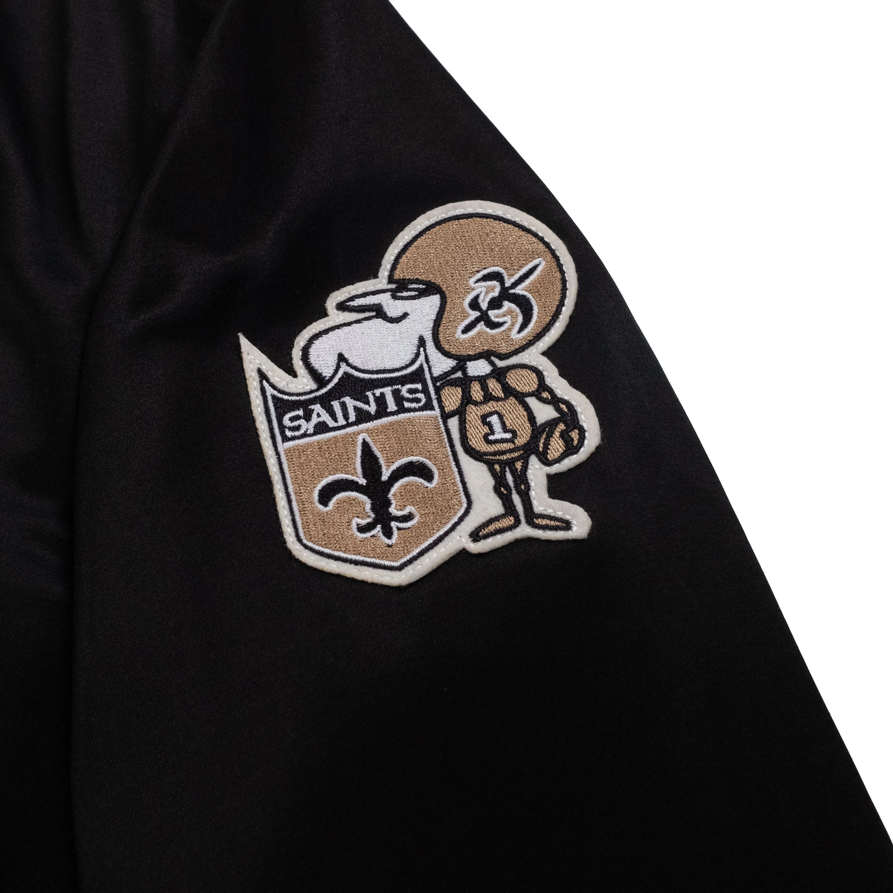 New Orleans Saints Satin Windbreaker