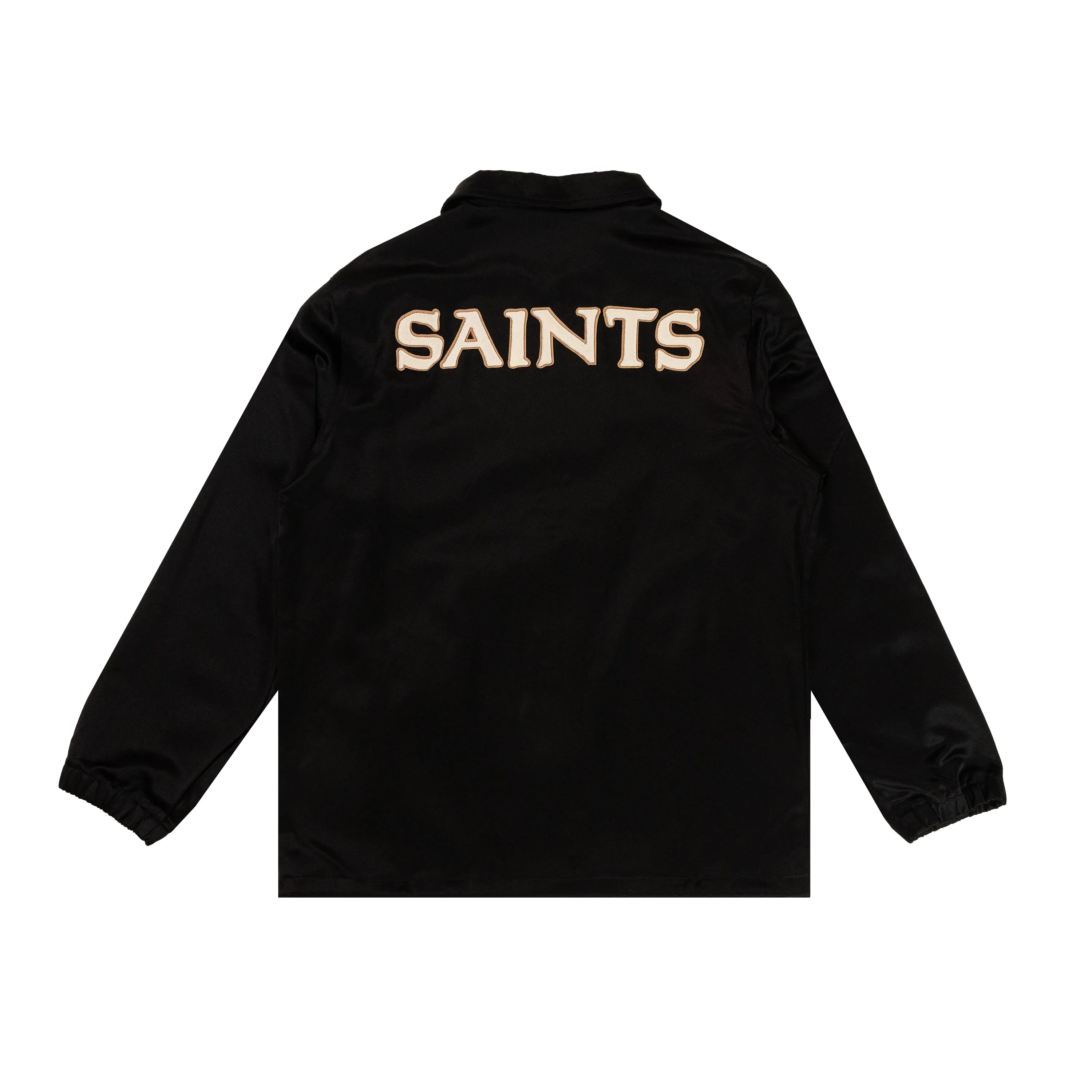 New Orleans Saints Satin Windbreaker