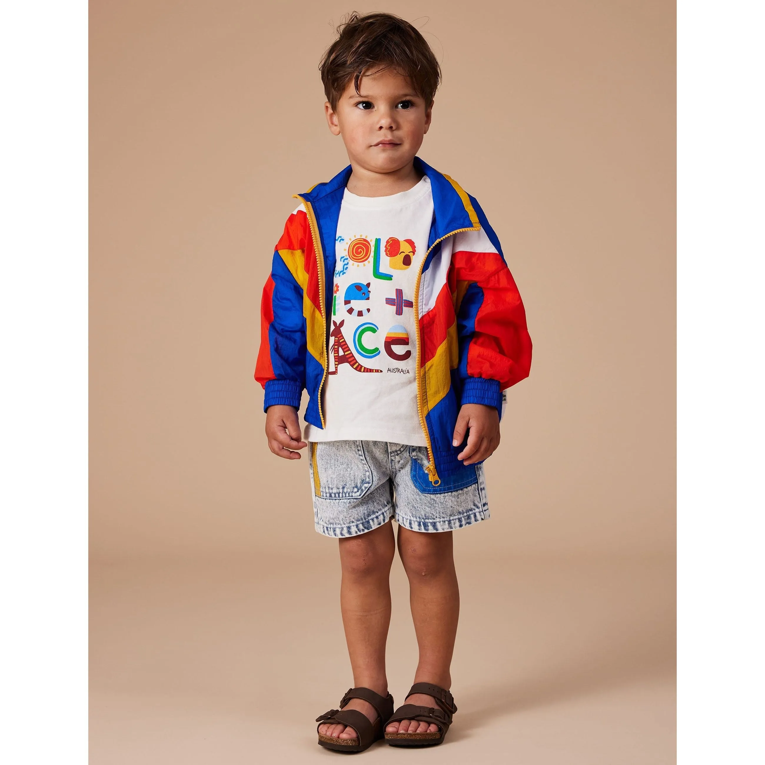 Noah Colour Pop Cargo Denim Shorts