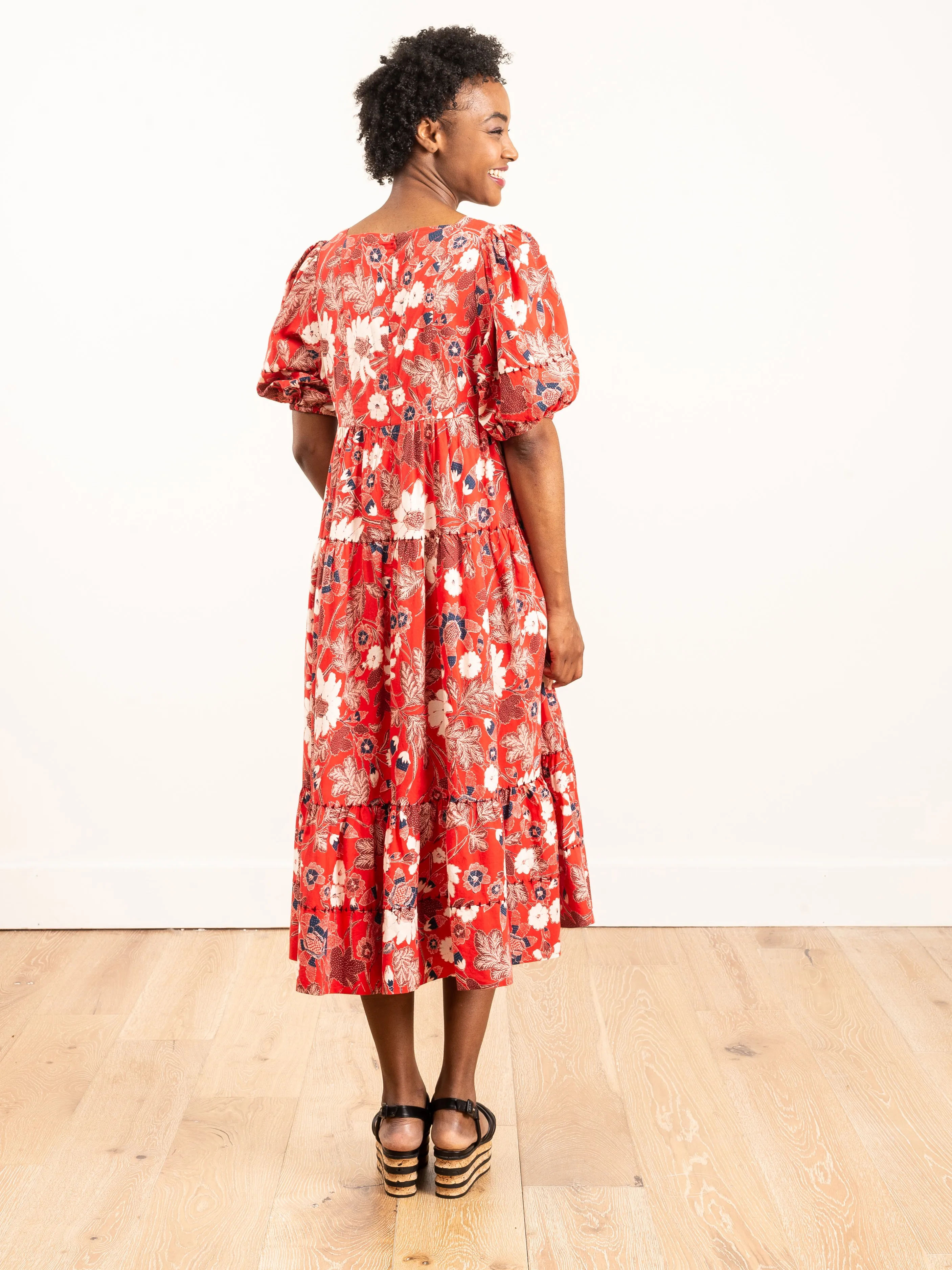 nora dress - scarlet