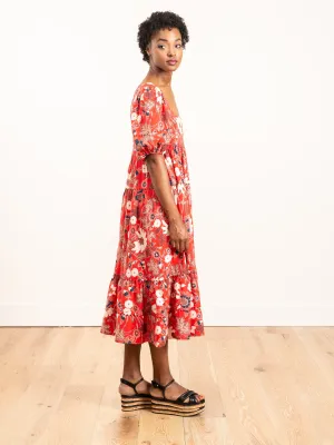 nora dress - scarlet