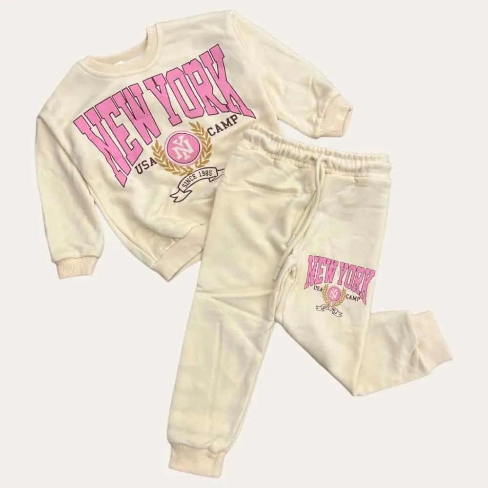 'NY' Camp Jogging Set S-95