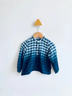 Ombré Gingham Tunic // 12M