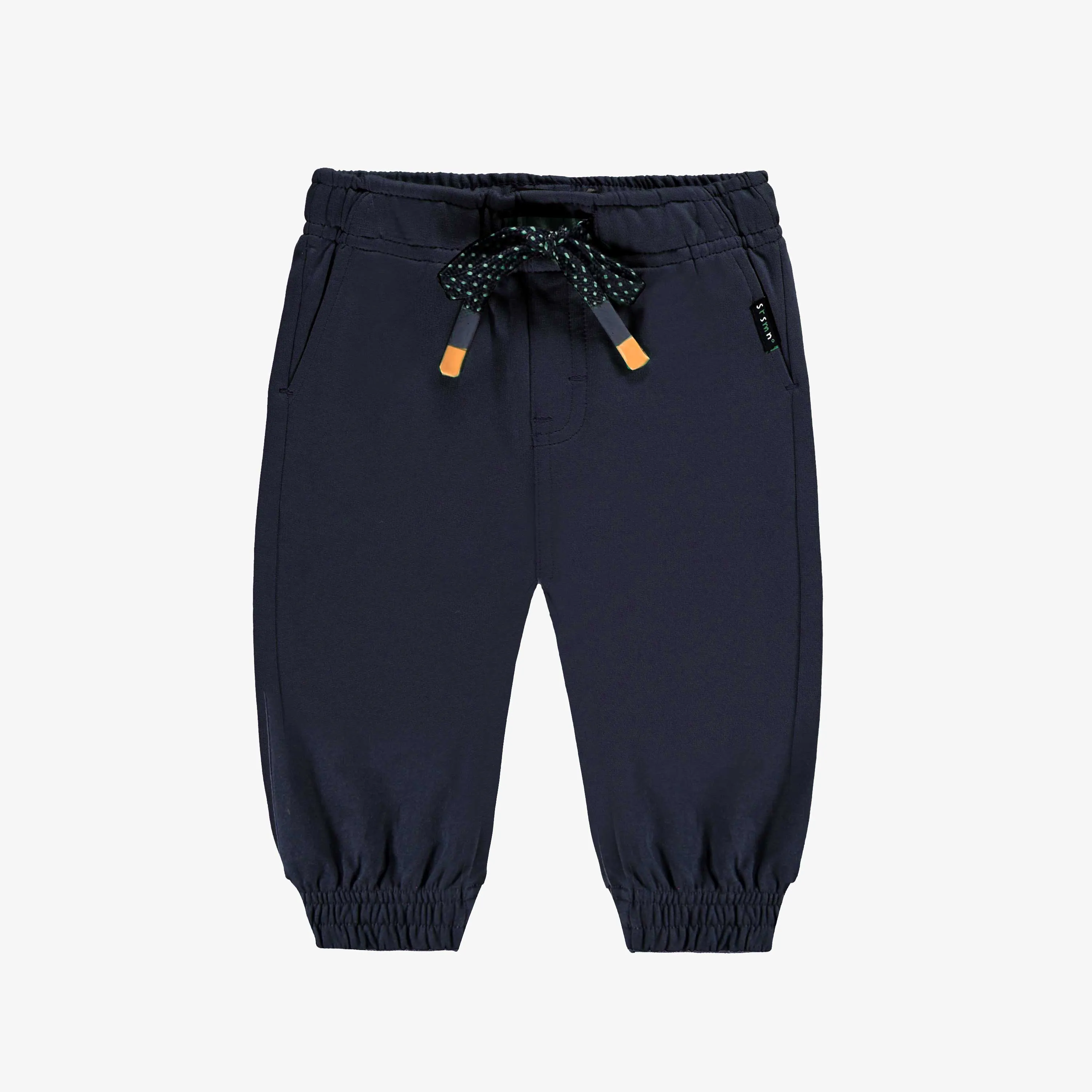 Pantalon marine en coton français, bébé || Navy pants in French terry, baby