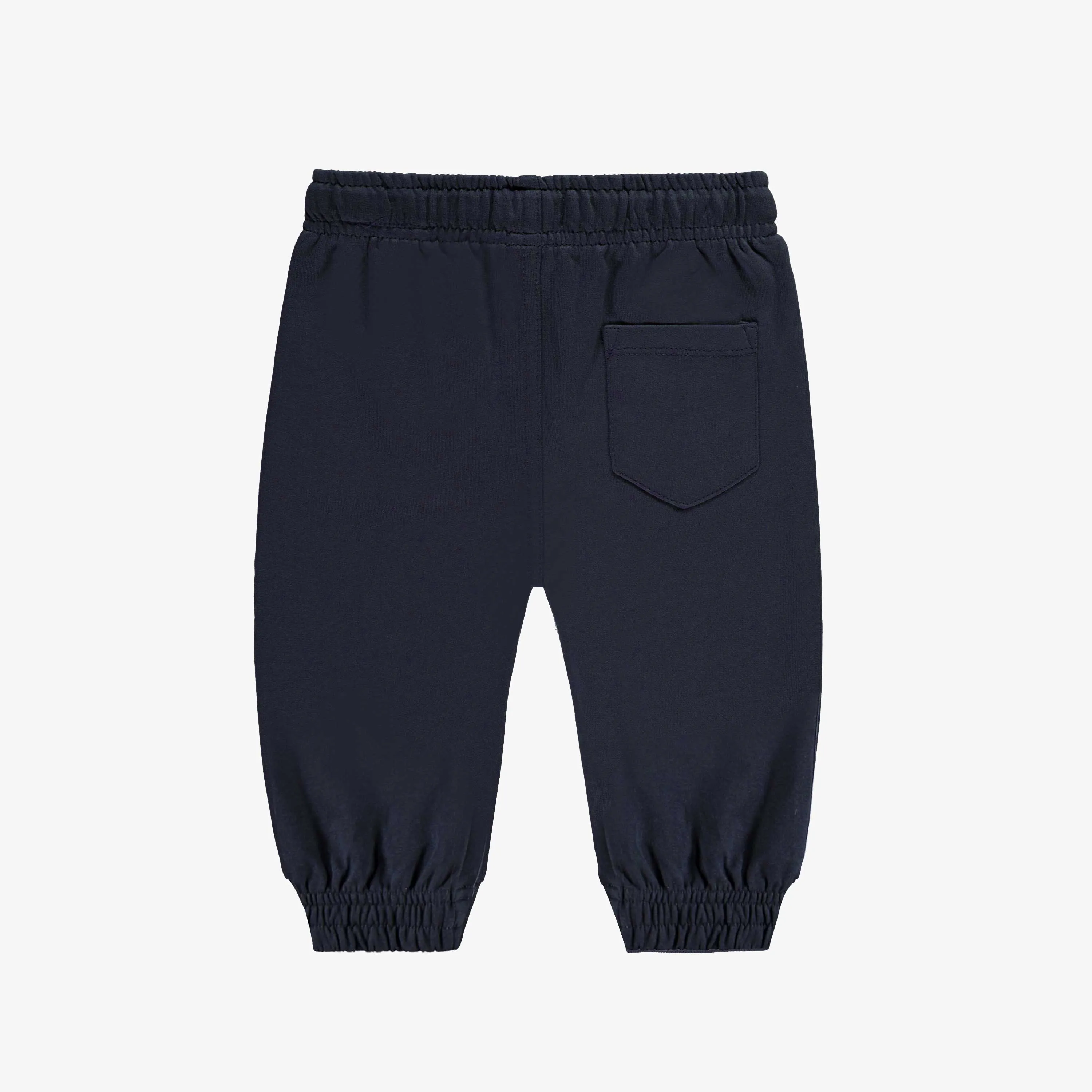 Pantalon marine en coton français, bébé || Navy pants in French terry, baby