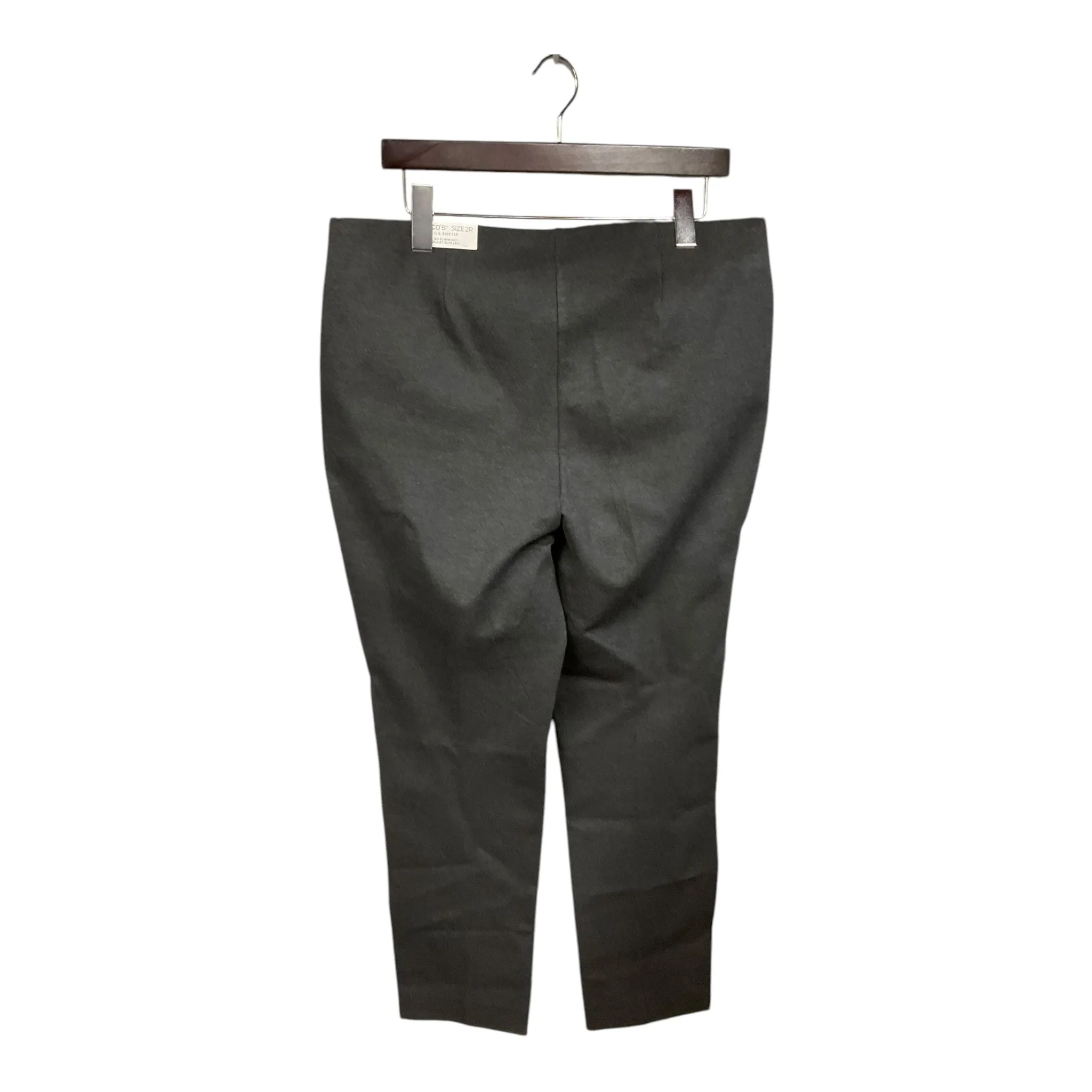 Pants Leggings By Chicos In Grey, Size: 12