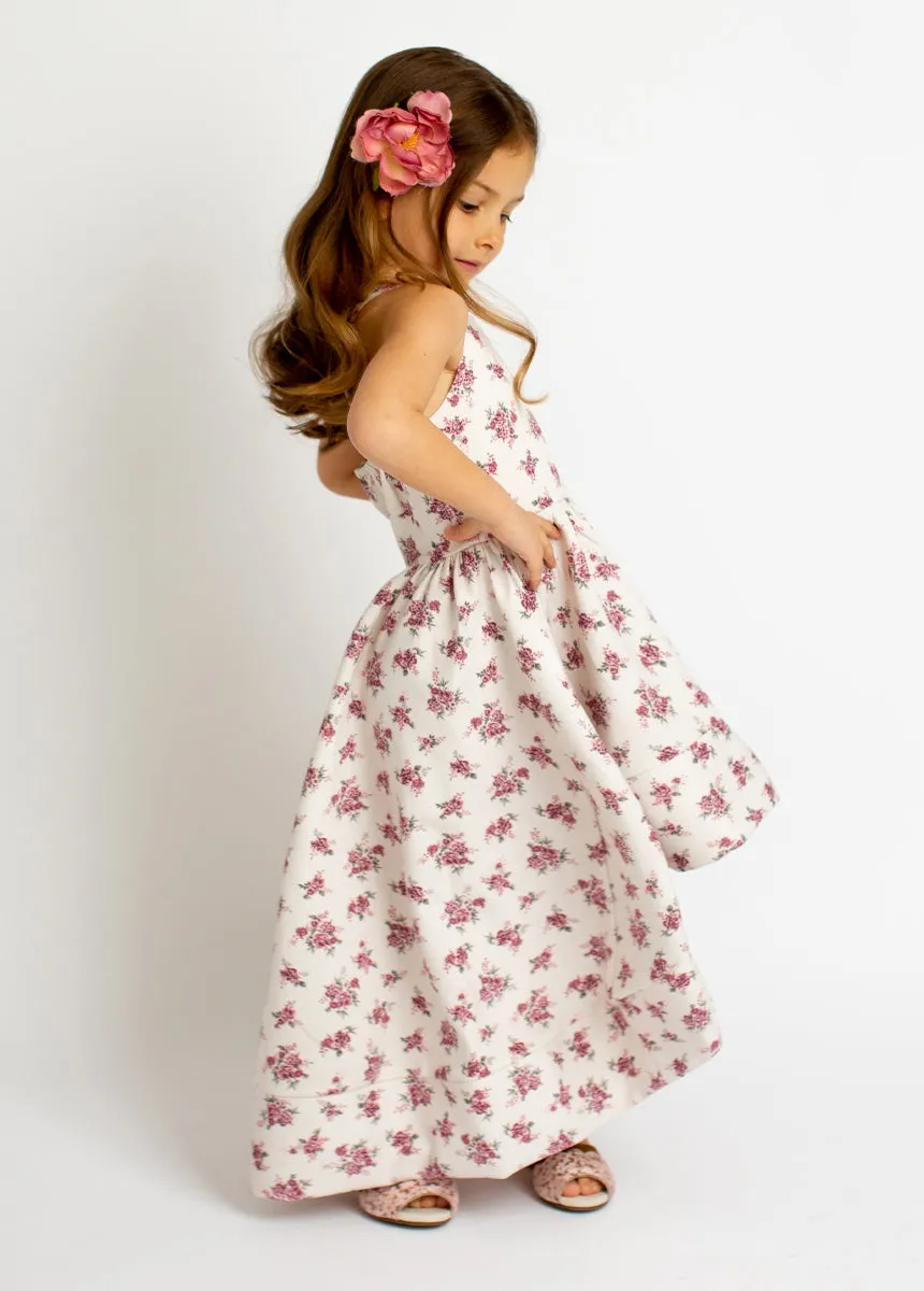 Pearl Dress in Cream Ditsy