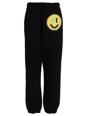 Pixel Smiley-print Jogging Pants