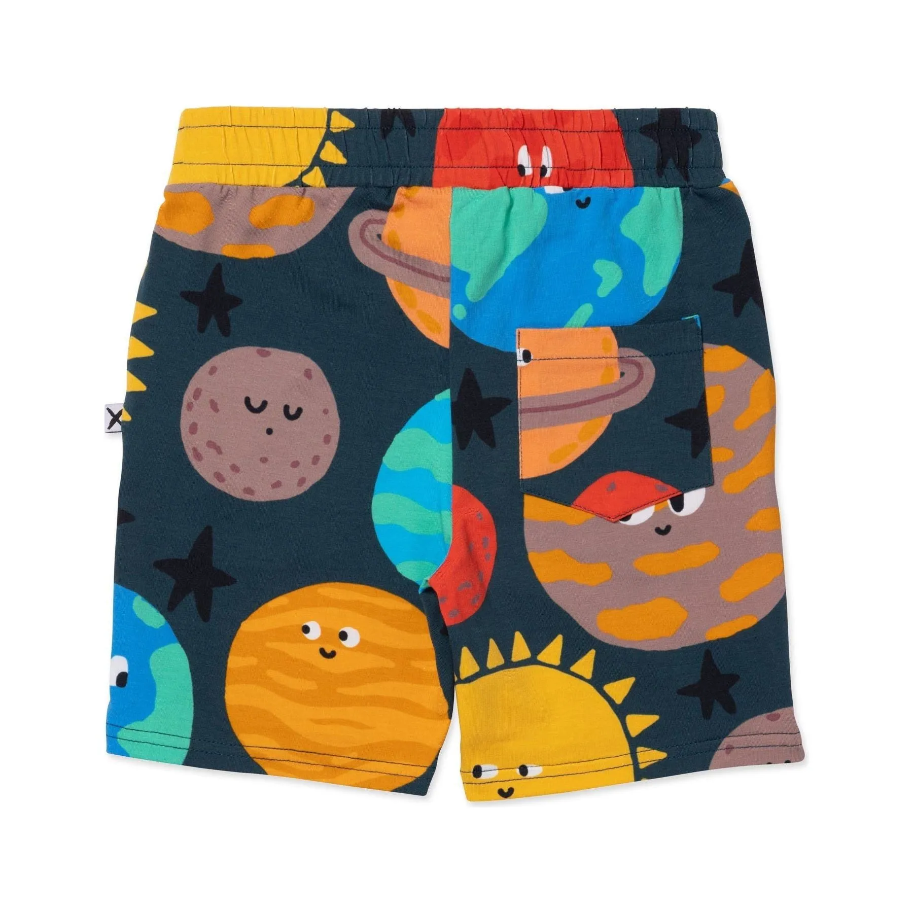 Planet Party Short- Dark Green