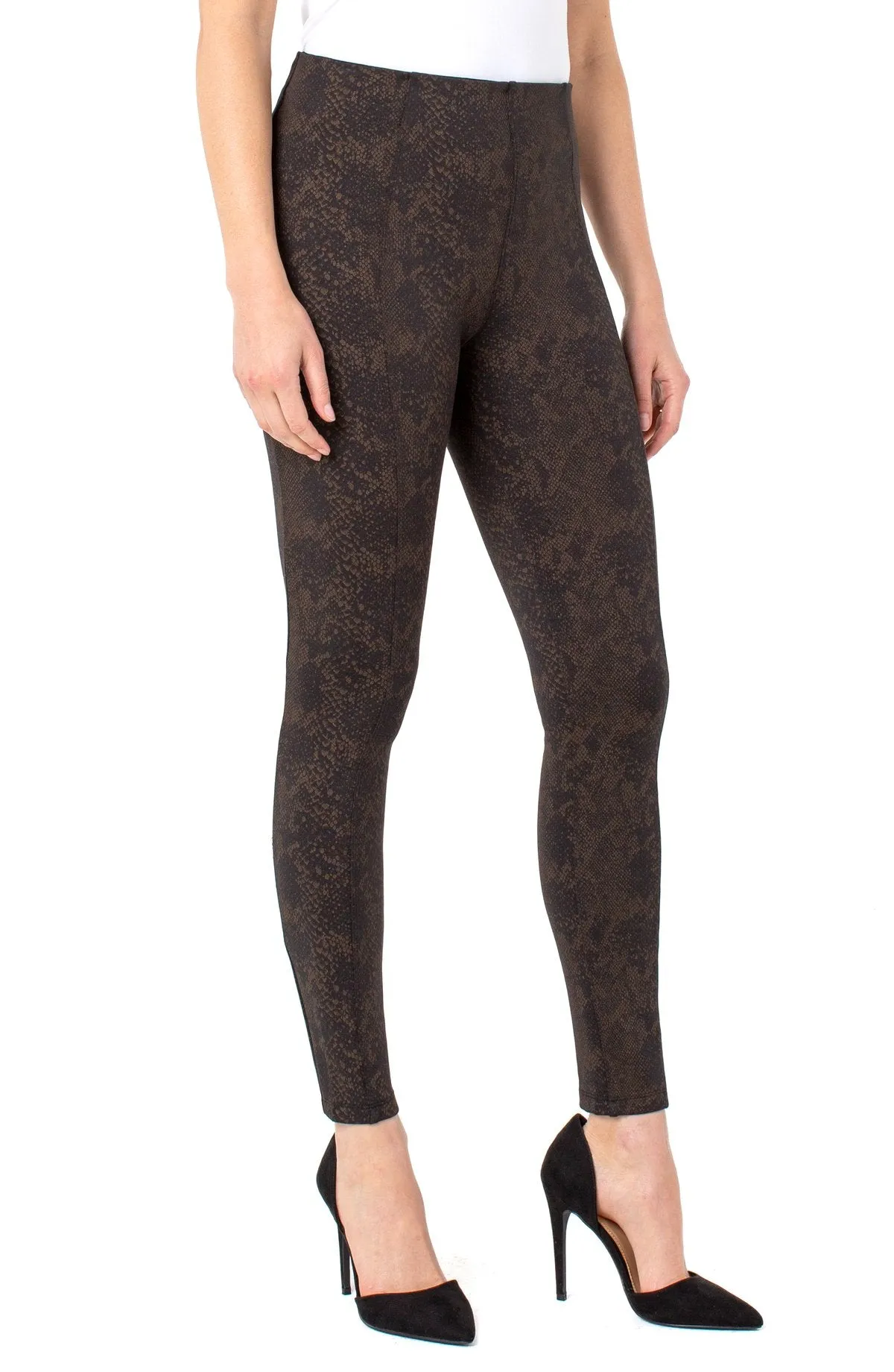 REESE ANKLE LEGGING IN COPPER PYTHON