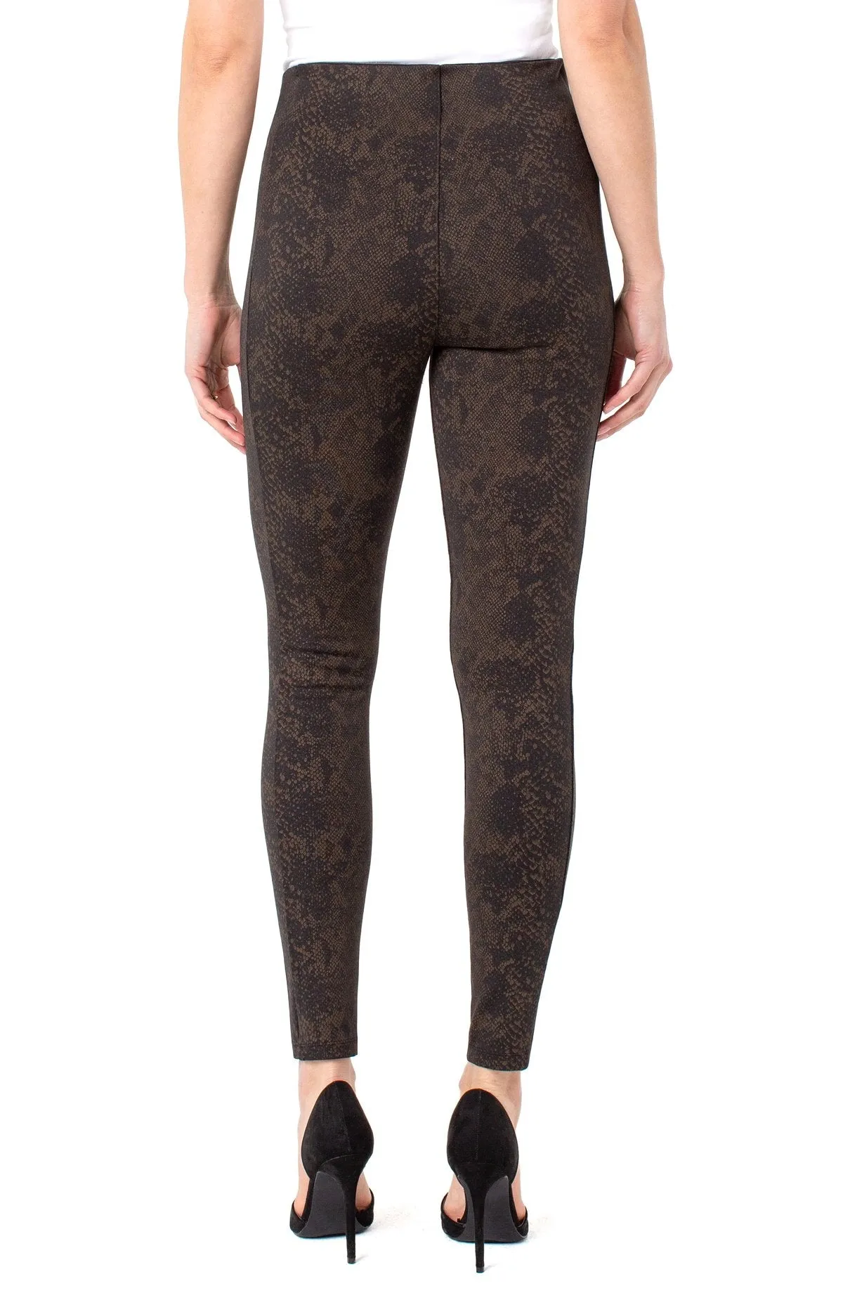 REESE ANKLE LEGGING IN COPPER PYTHON