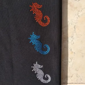 Rhinestone Bling-Bling Capri Leggings
