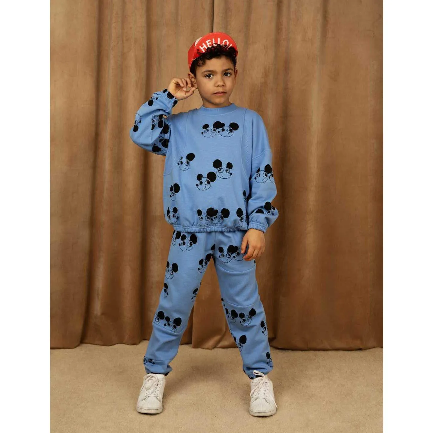 Ritzrats Aop Sweatpants - Blue