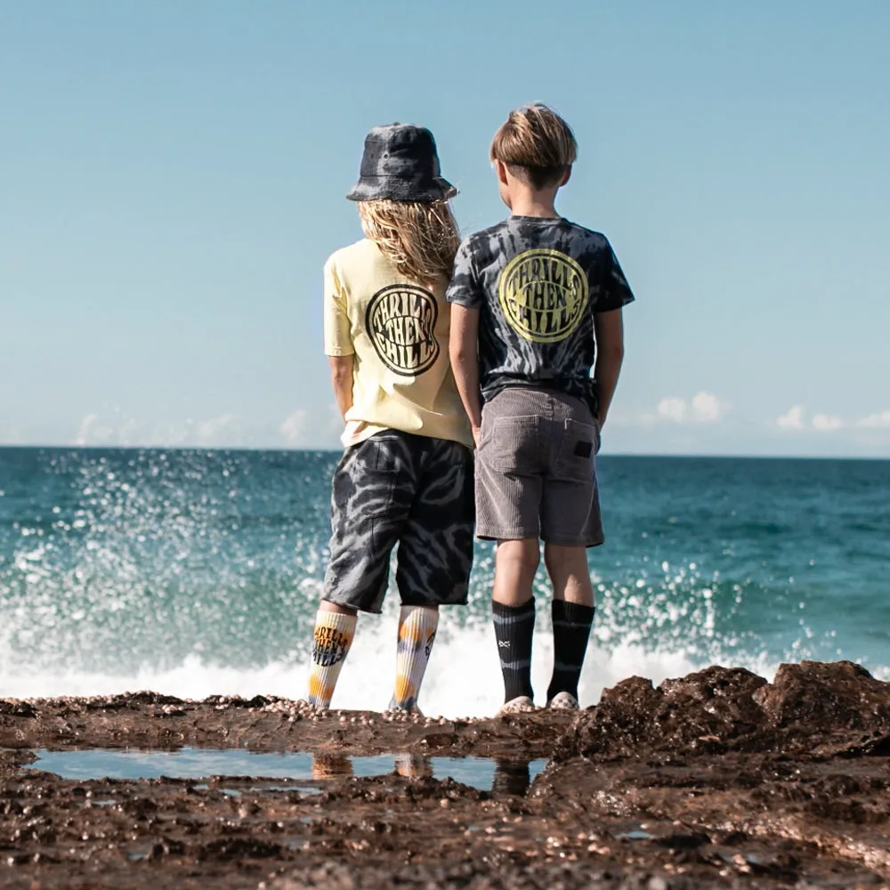 Ruckus Short - Black Tie Dye