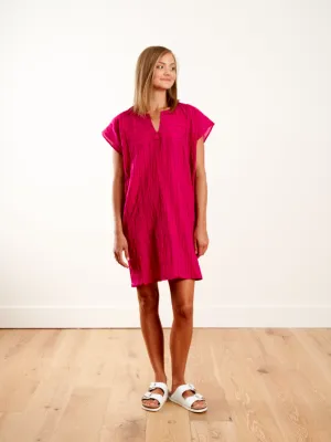 sayulita tunic - prickly pear pink