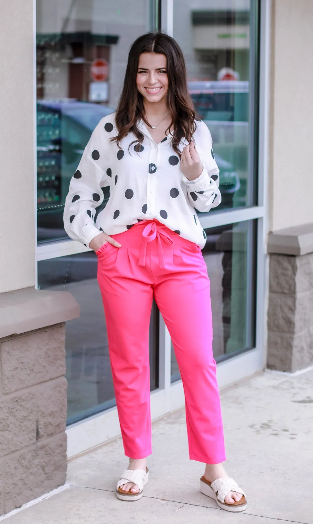 Slice of Style Paper Bag Pants