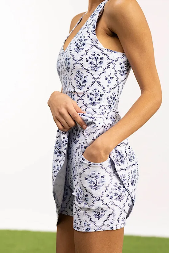 Smith & Quinn Camilla Sport Dress in Cornflower Tile