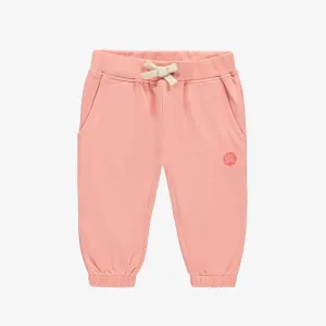 Souris Mini Baby Girls French Terry Joggers - Pink