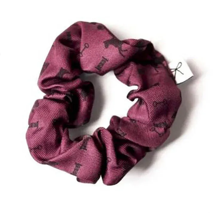 Spiced Equestrian Show Circuit Scrunchie
