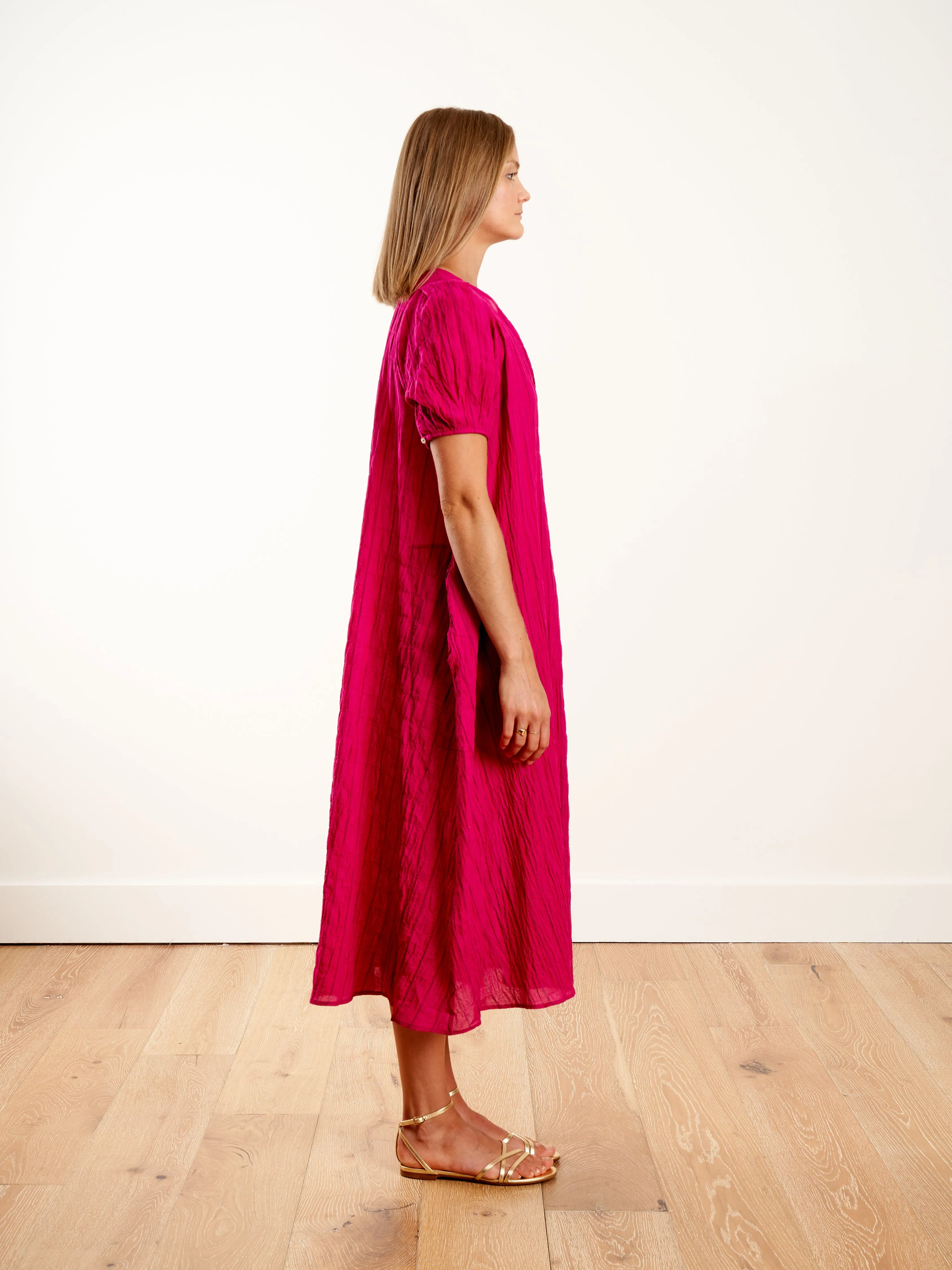 springs dress - prickly pear pink
