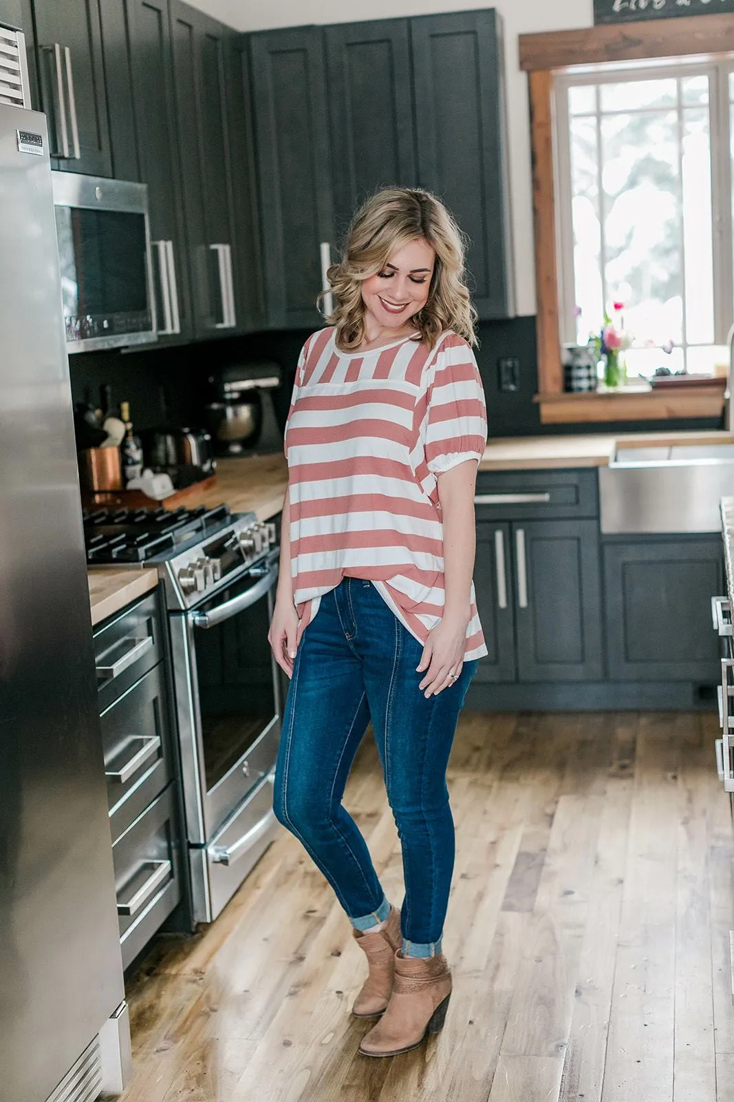 Summer Breeze Top In Victorian Rose