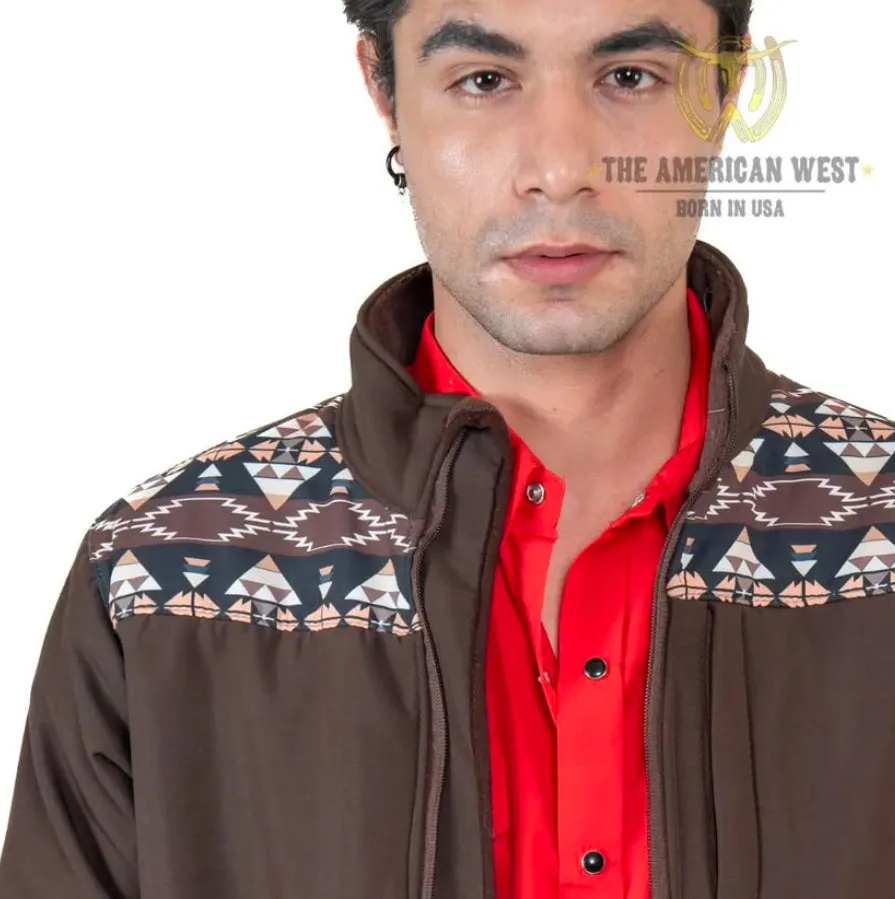 The American West Brown/Aztec Softshell Jacket