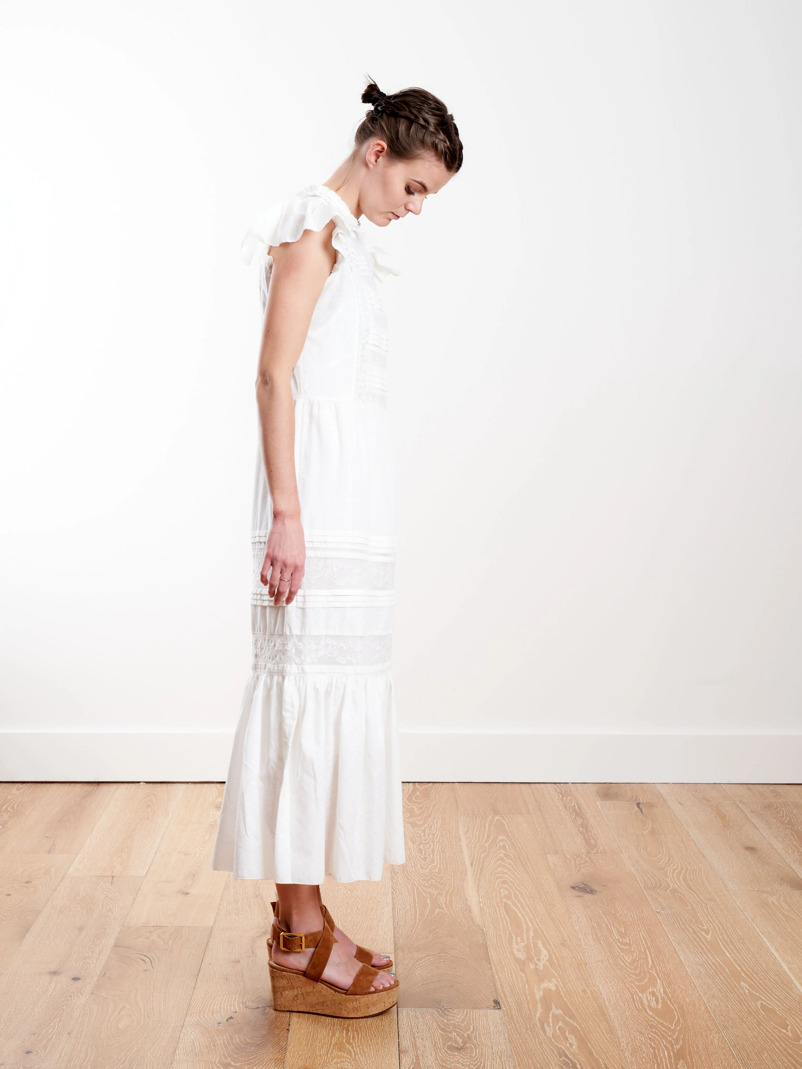 the blackbird dress - cream