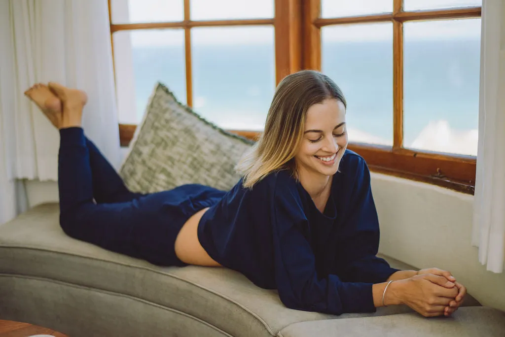 THE JESS LOUNGE PANTS | NAVY