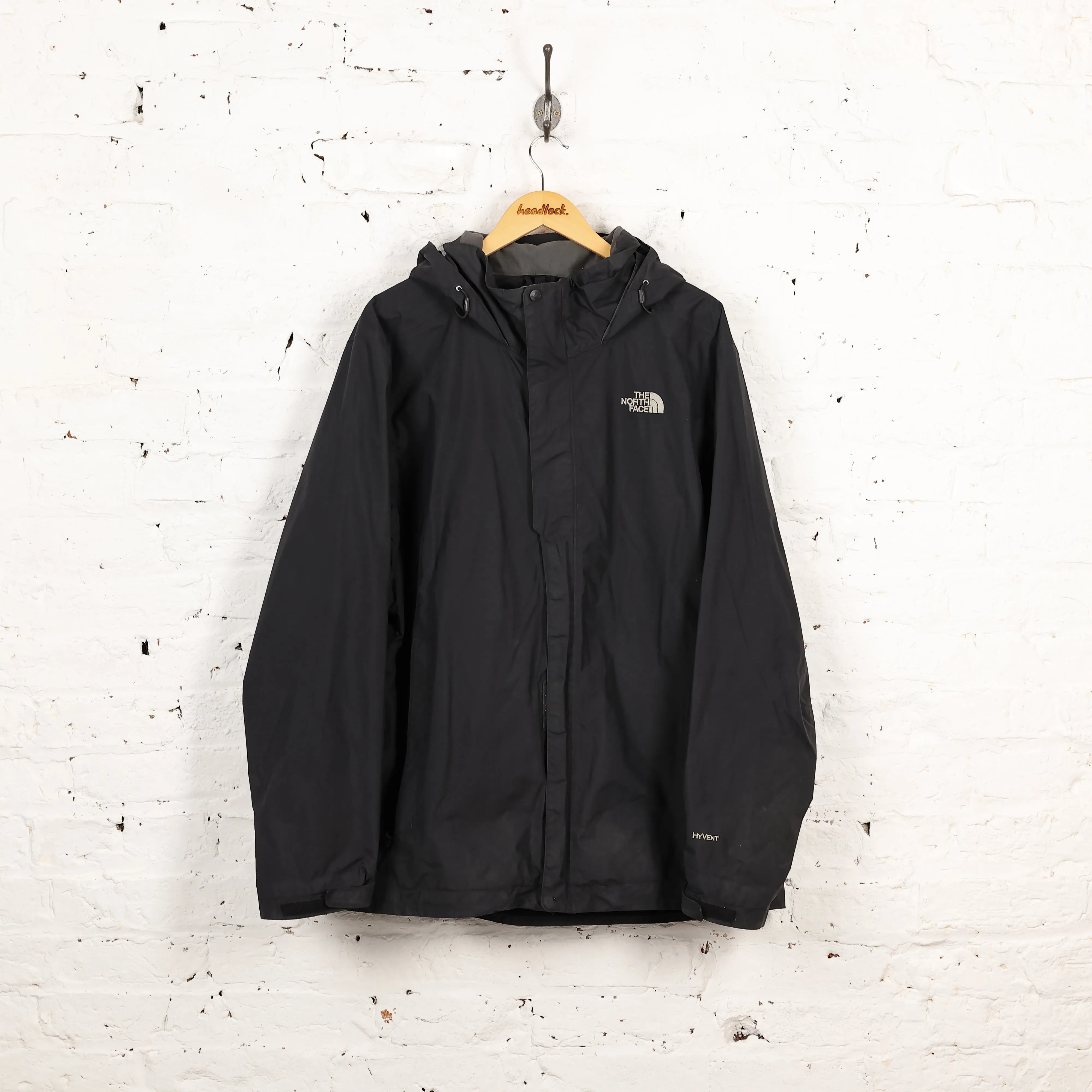 The North Face Hyvent Rain Jacket - Black - XL