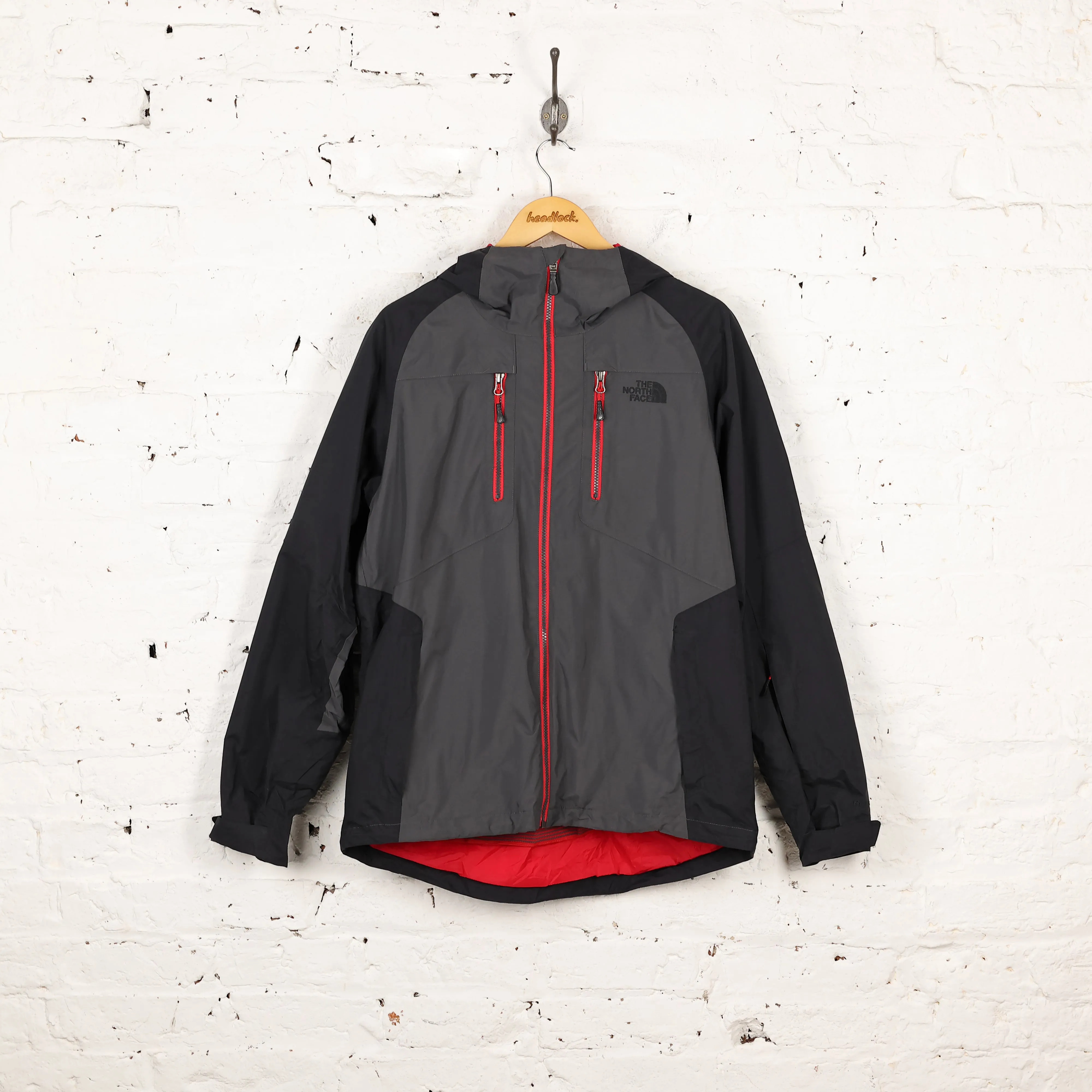 The North Face Hyvent Rain Jacket - Grey - M