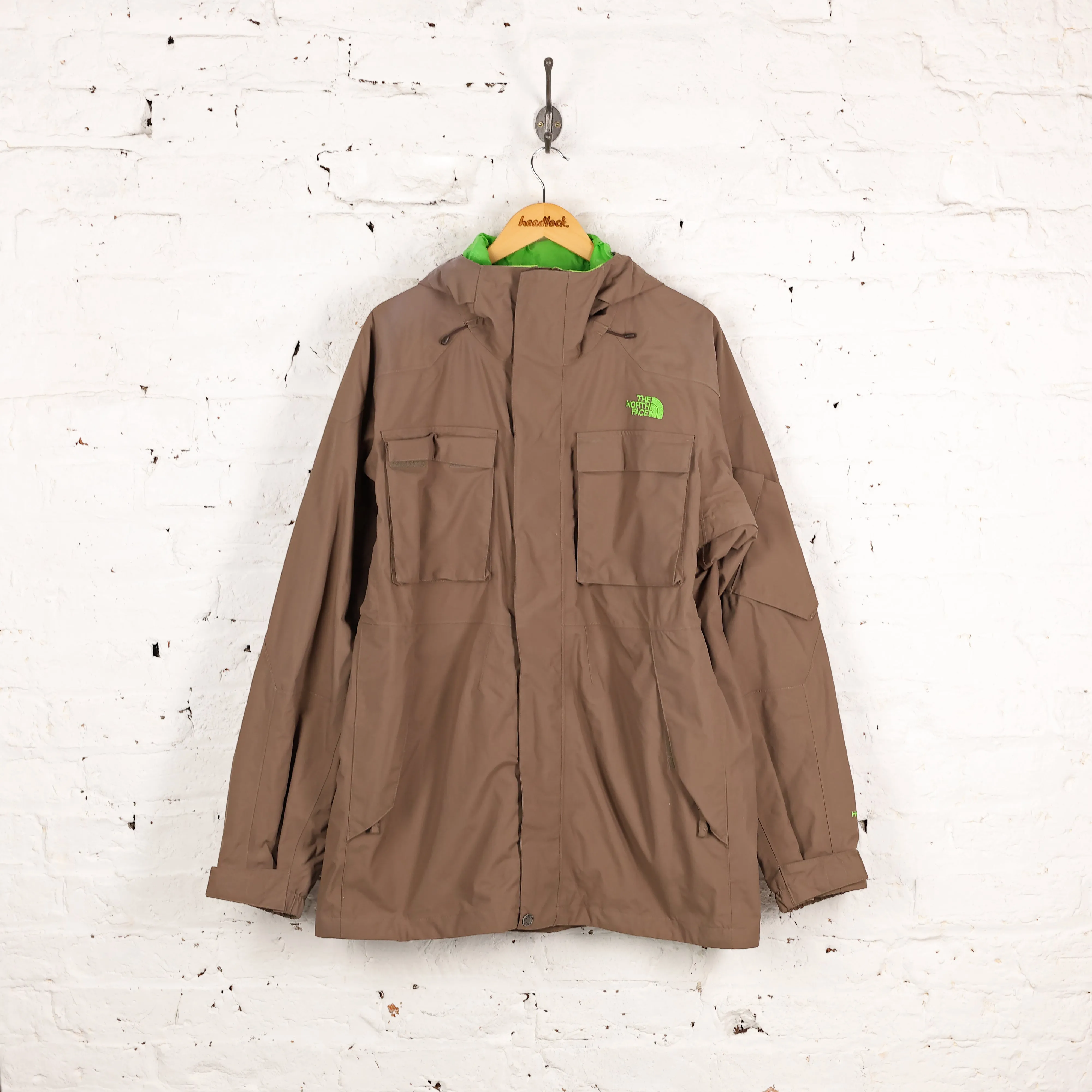 The North Face Rain Jacket - Brown - L