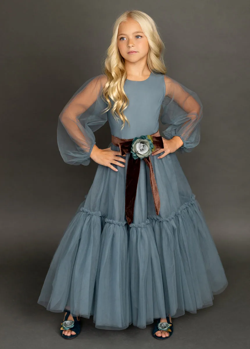 Tianna Dress in Deep Teal