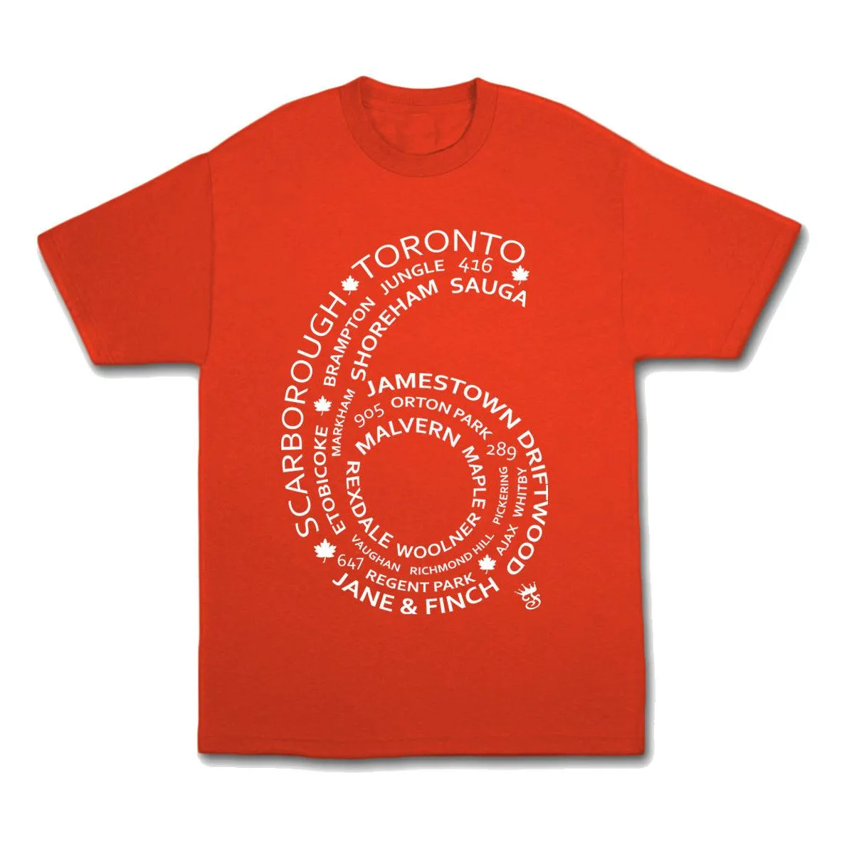 TORONTO 6 SIDE T-SHIRT (RED)