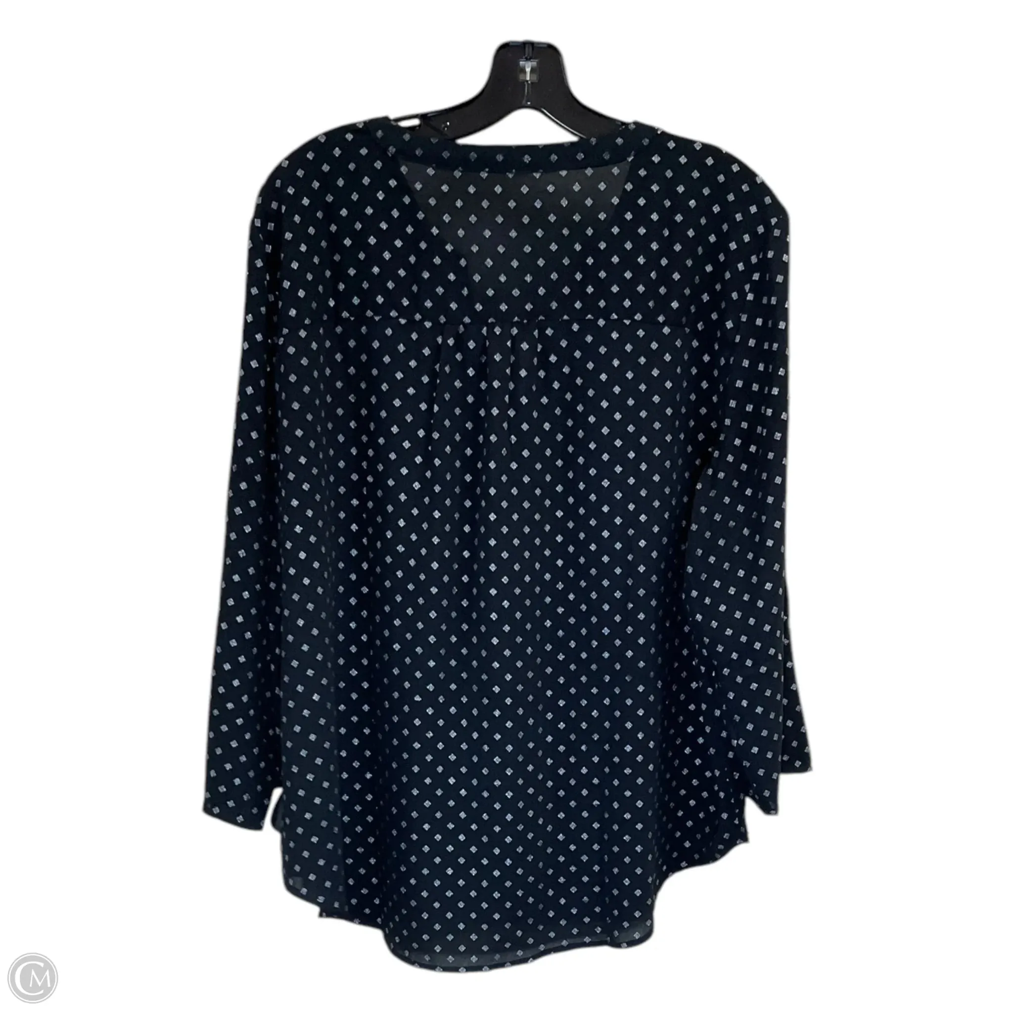 Tunic 3/4 Sleeve By Maurices In Black, Size: Xl