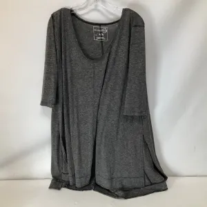 Tunic 3/4 Sleeve By We The Free In Grey, Size: L