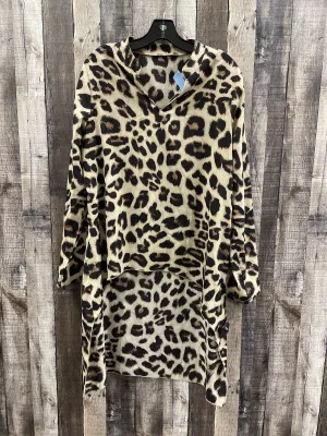 Tunic Long Sleeve By Cmf In Animal Print, Size: L