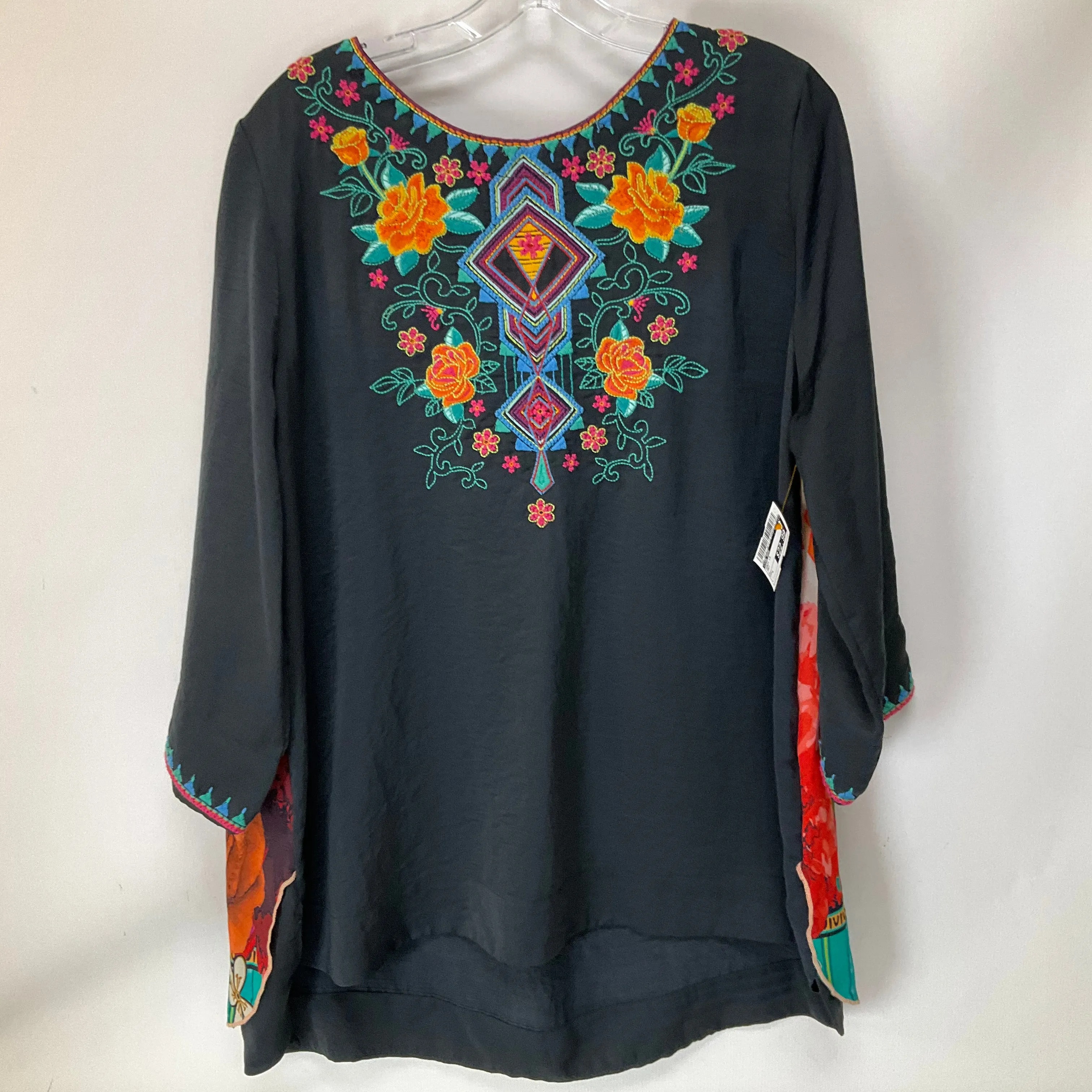 Tunic Long Sleeve By John Mark In Grey, Size: L
