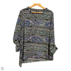 Tunic Long Sleeve By Limited In Black, Size: S