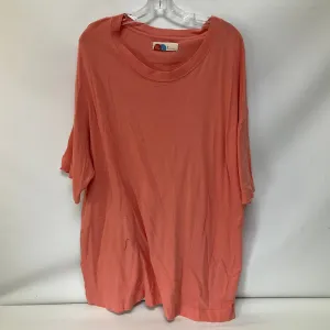 Tunic Short Sleeve By Free People In Coral, Size: M