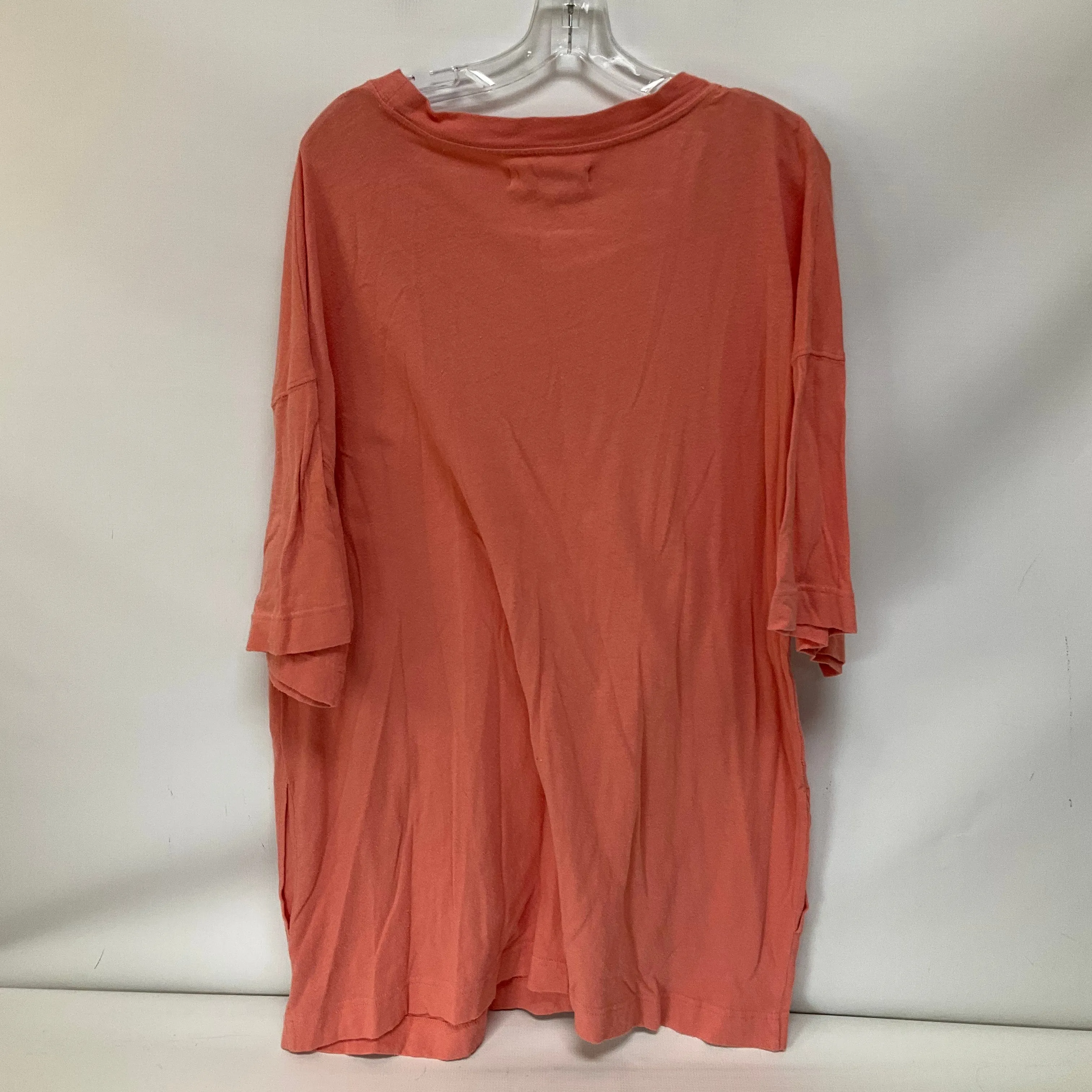 Tunic Short Sleeve By Free People In Coral, Size: M