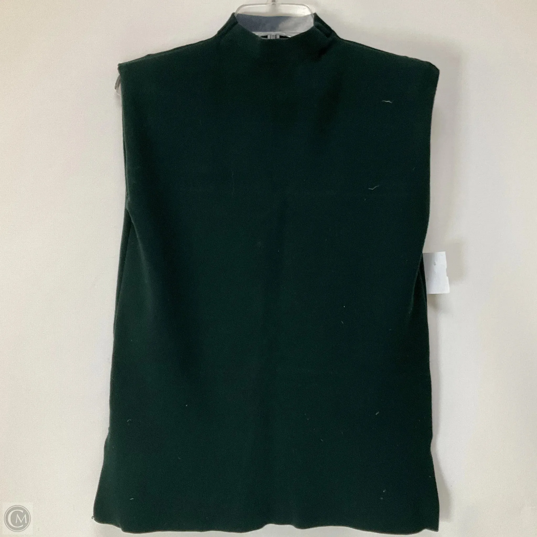 Tunic Sleeveless By Zara In Green, Size: M