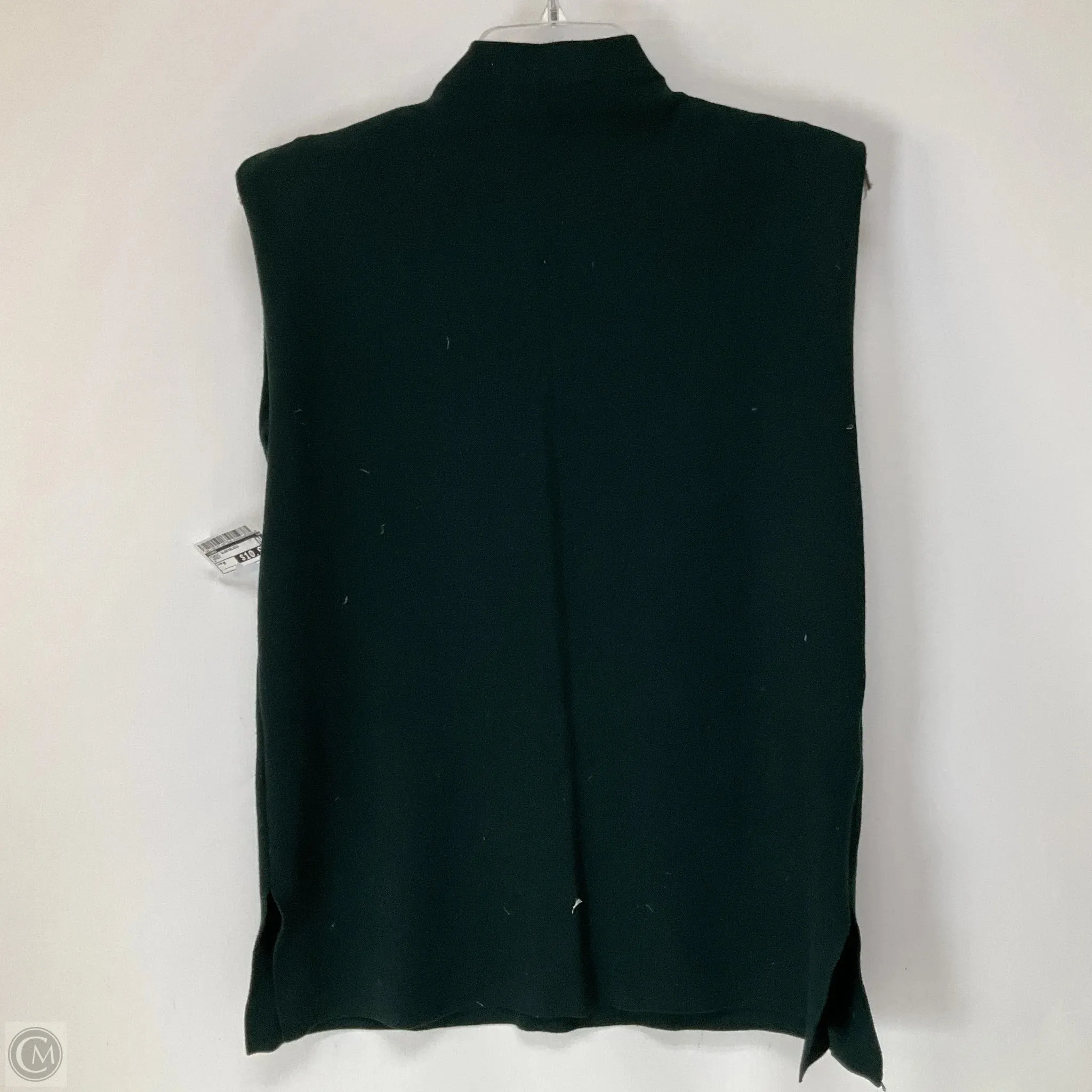 Tunic Sleeveless By Zara In Green, Size: M