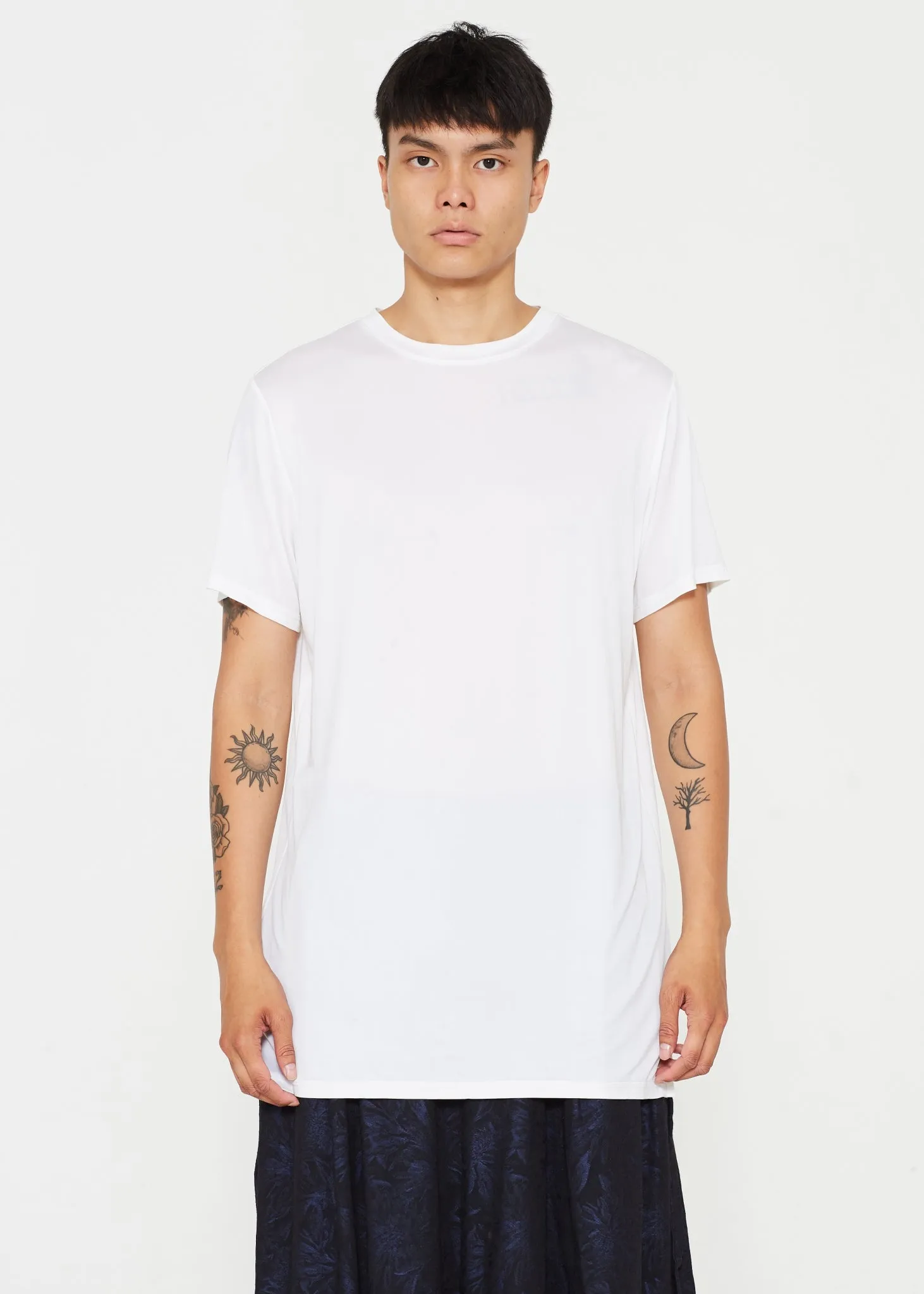 Tunic White Cupro Tee