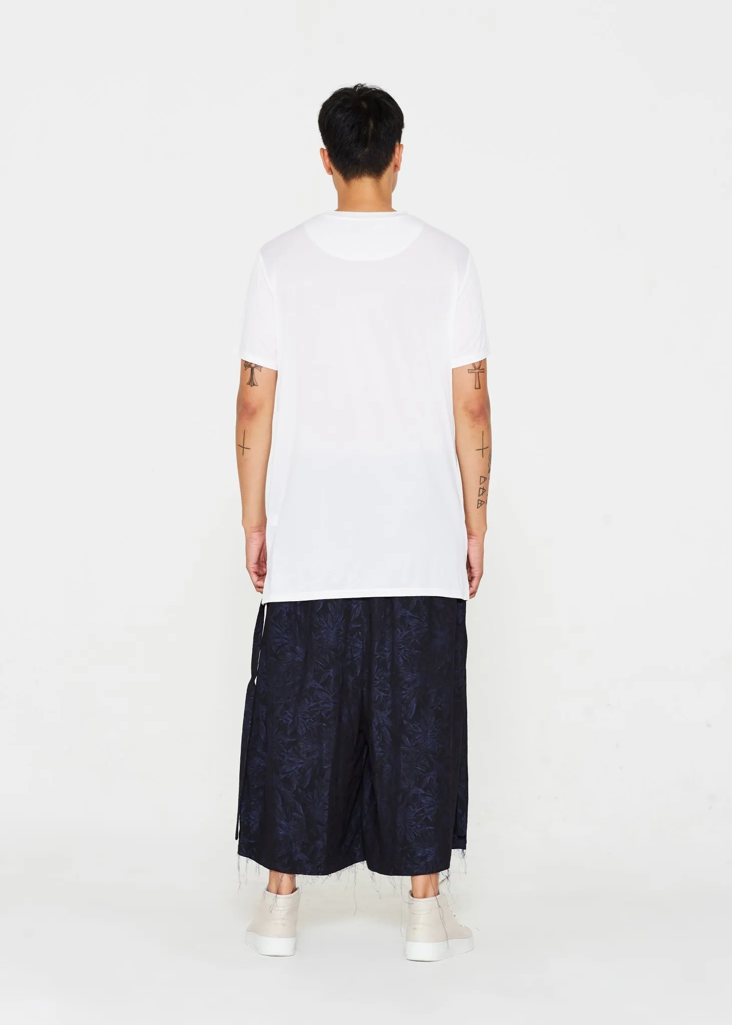 Tunic White Cupro Tee