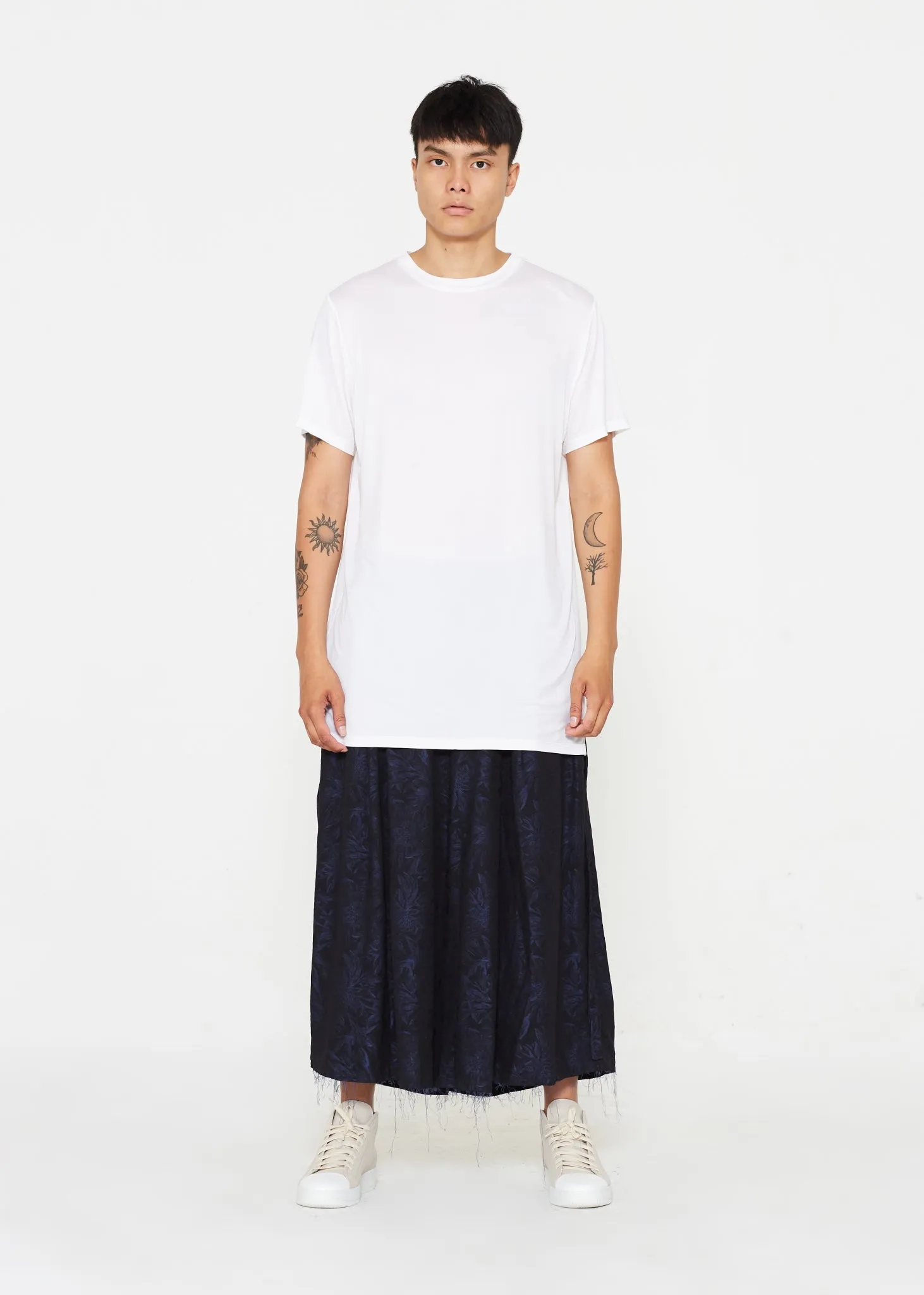 Tunic White Cupro Tee