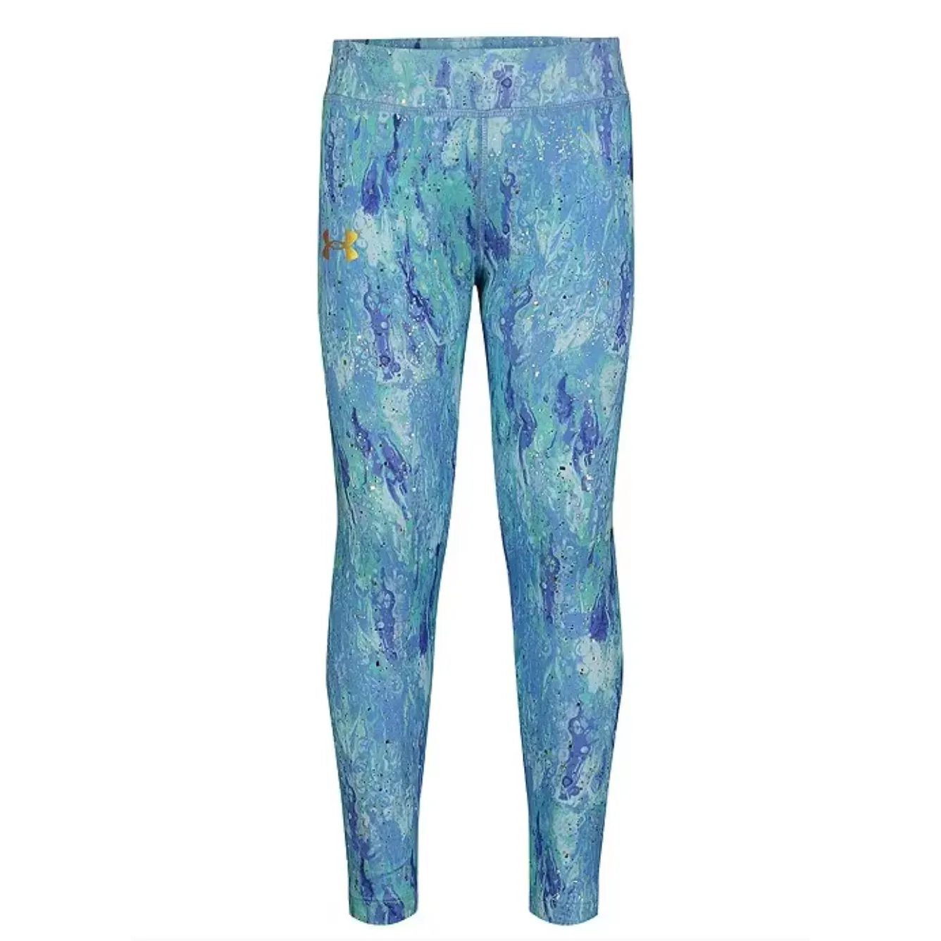 Under Armour Girl's UA Foiled Distressed Marble Leggings
