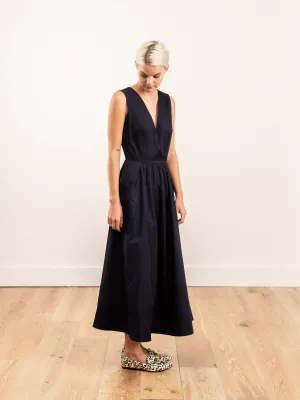 v-neck dress