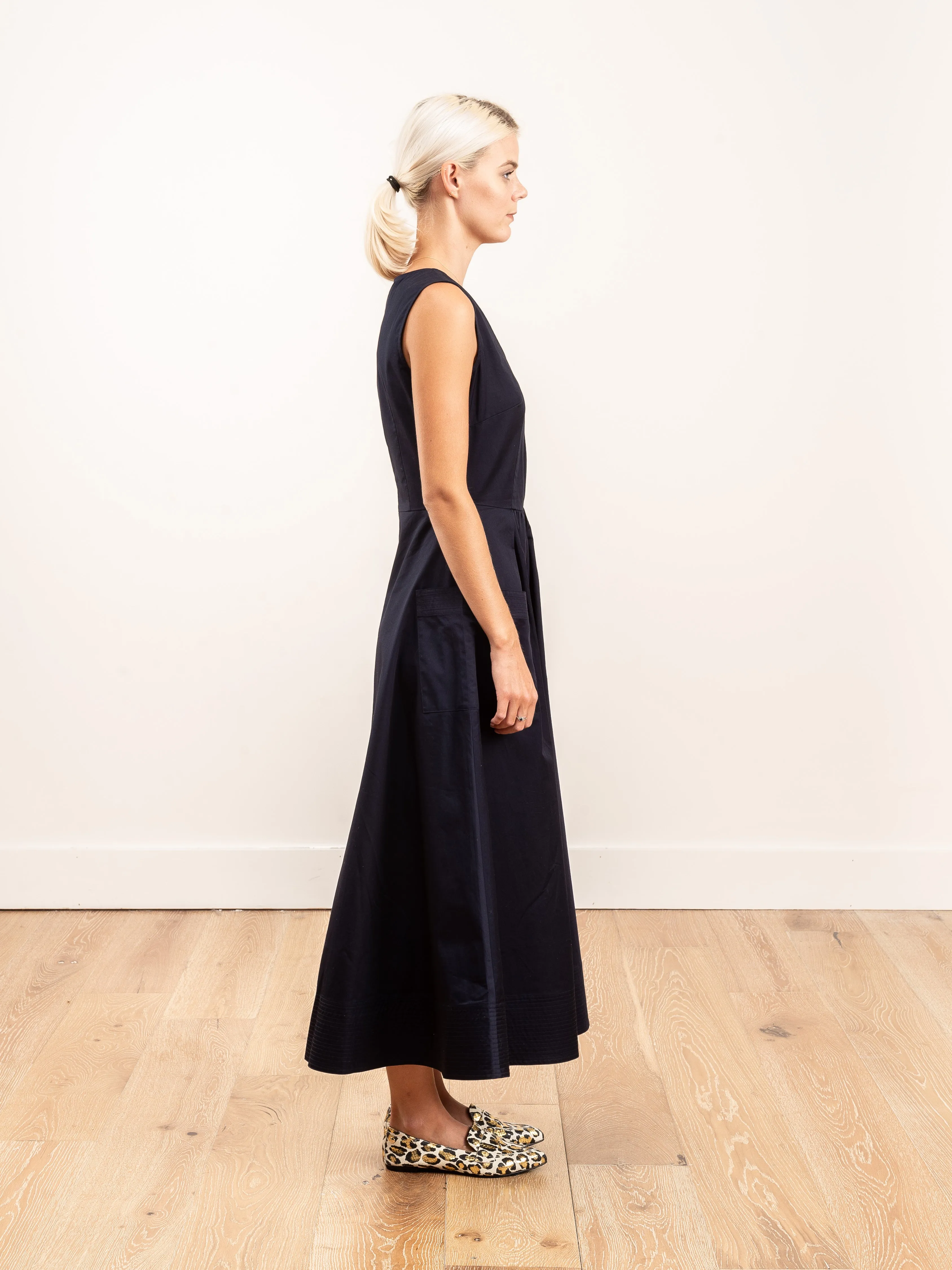 v-neck dress