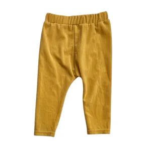 Velour Ribbed Leggings, 6-9m